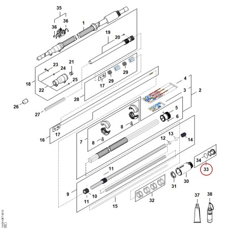 Satz RDR HA040070800 ORIGINAL STIHL | NewgardenParts.com