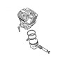 Cylinder and piston diameter 52 mm models MS462 ORIGINAL STIHL 11420201201