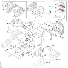 Commutateur HA074300504 ORIGINAL STIHL | NewgardenParts.com