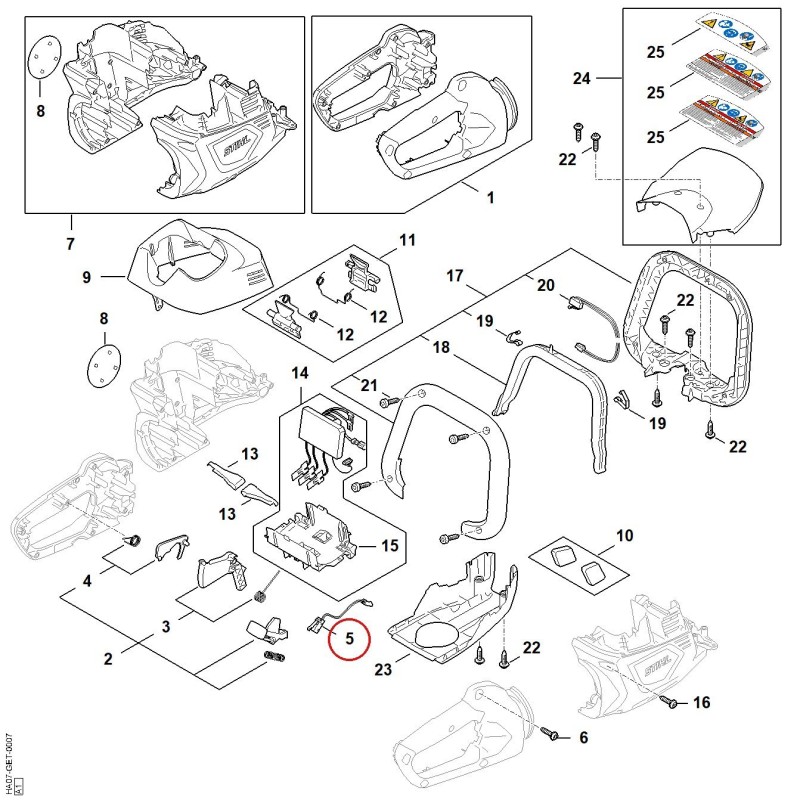 Schalter HA074300504 ORIGINAL STIHL Schalter HA074300504 ORIGINAL STIHL