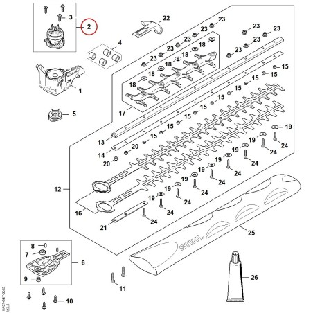 Motor eléctrico HA076000202 ORIGINAL STIHL | NewgardenParts.com