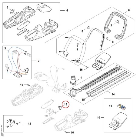 Schalter HA084300503 ORIGINAL STIHL | NewgardenParts.com