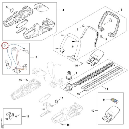 Kabelbaum HA084302200 ORIGINAL STIHL | NewgardenParts.com