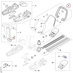 Loop handle HA087901200 ORIGINAL STIHL | NewgardenParts.com