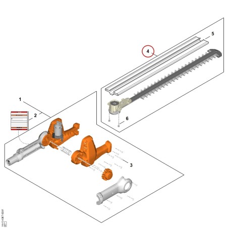 Engranaje con dispositivo de corte HA106407401 ORIGINAL STIHL | NewgardenParts.com