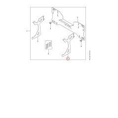 Bracket IA005011400 ORIGINAL STIHL | NewgardenParts.com