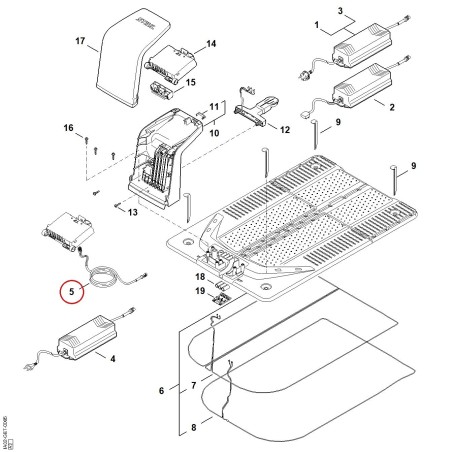 Charging cable IA014005602 ORIGINAL STIHL | NewgardenParts.com