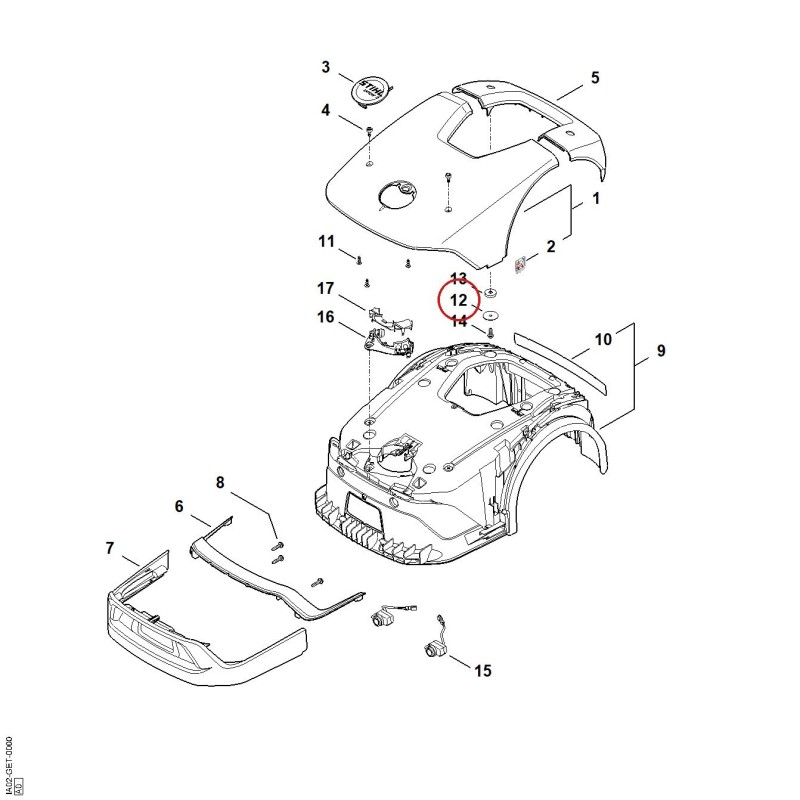 Bracket IA014032300 ORIGINAL STIHL Bracket IA014032300 ORIGINAL STIHL