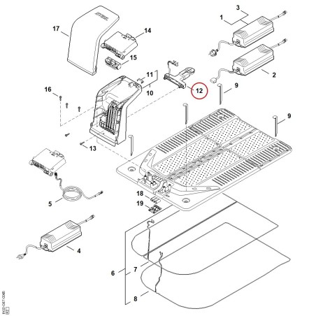 Clamp IA014306805 ORIGINAL STIHL | NewgardenParts.com