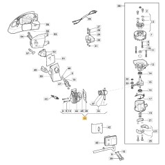 Cilindro e pistone ORIGINALE STIGA tagliasiepi shp60 - h60 - aht60 118804985/0 | NewgardenParts.com