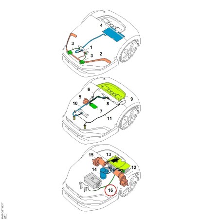 Wiring harness IA014403000 ORIGINAL STIHL | NewgardenParts.com