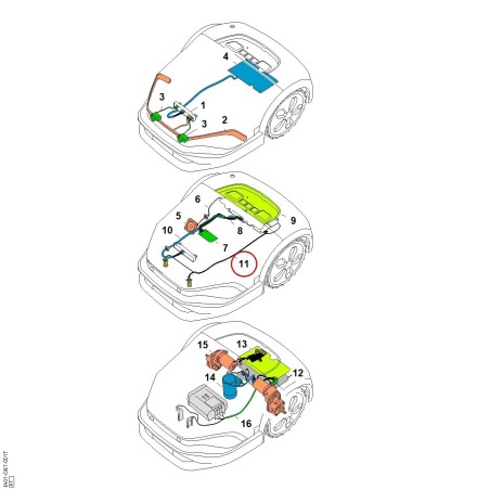 Wiring harness IA014403001 ORIGINAL STIHL | NewgardenParts.com