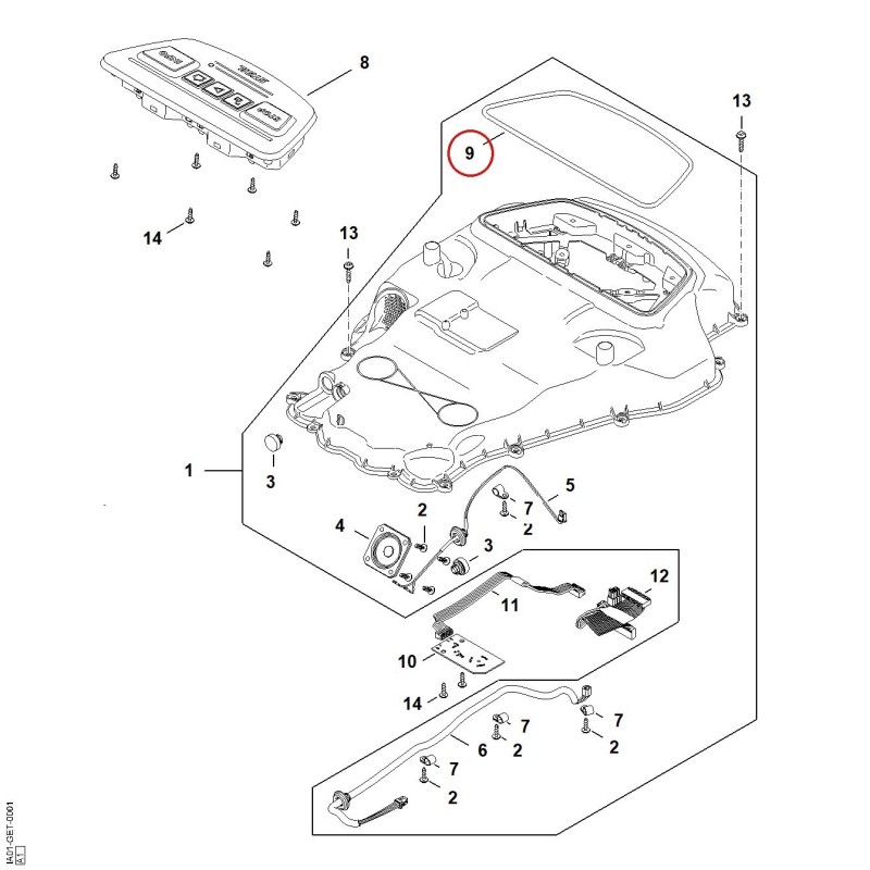 Gasket IA017090406 ORIGINAL STIHL