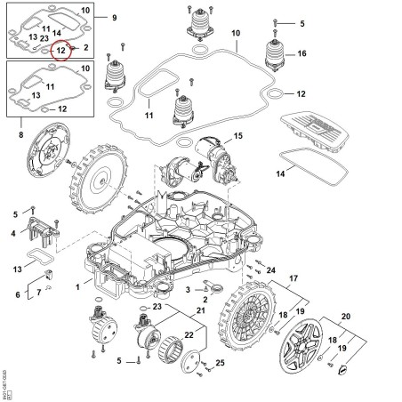 Dichtung IA017090408 ORIGINAL STIHL | NewgardenParts.com