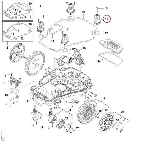 Palier IA017605202 ORIGINAL STIHL | NewgardenParts.com