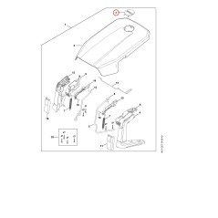 Plaque matricule IA019671510 ORIGINAL STIHL | NewgardenParts.com