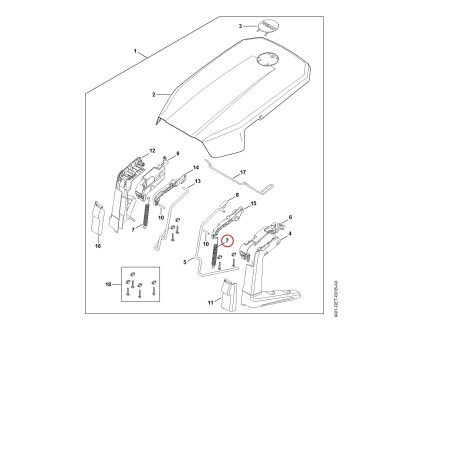 Ressort de tension IA019976000 ORIGINAL STIHL | NewgardenParts.com