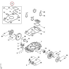 Jeu de joints IA020071600 ORIGINAL STIHL | NewgardenParts.com