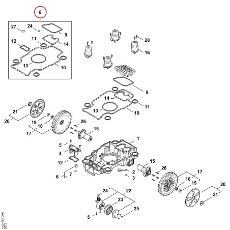 Set of gaskets IA020071600 ORIGINAL STIHL | NewgardenParts.com