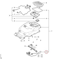 Fascio di cavi Distributore IA024302202 ORIGINALE STIHL | NewgardenParts.com