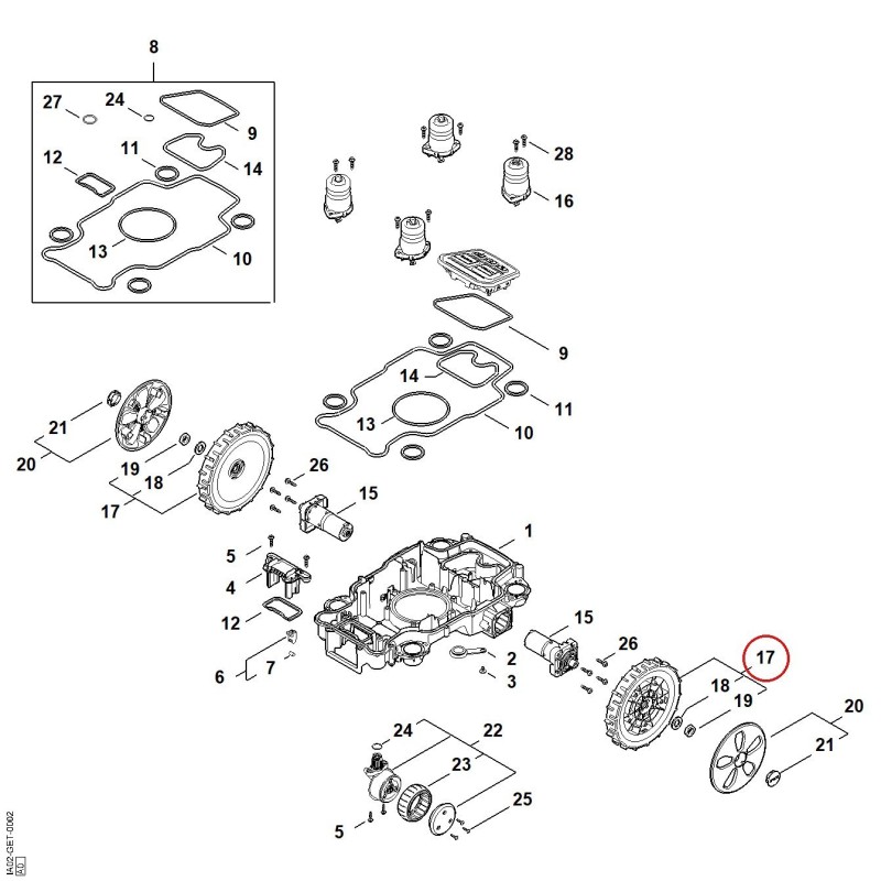 Rad IA027000402 ORIGINAL STIHL Rad IA027000402 ORIGINAL STIHL
