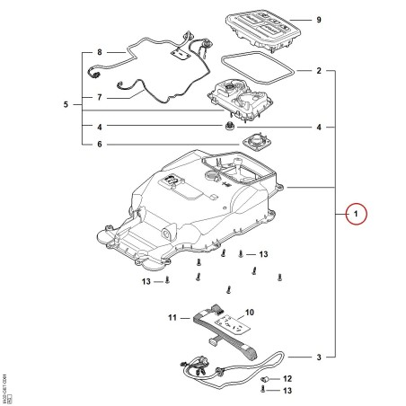 Gehäuse IA027008503 ORIGINAL STIHL | NewgardenParts.com