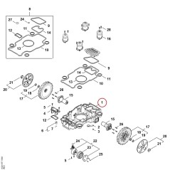 Housing Base IA027011010 ORIGINAL STIHL | NewgardenParts.com