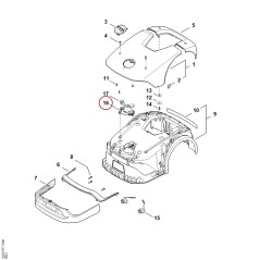 Support IA027036900 ORIGINAL STIHL | NewgardenParts.com