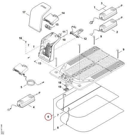 Placa IA027038901 ORIGINAL STIHL | NewgardenParts.com