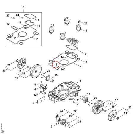Dichtung IA027090404 ORIGINAL STIHL | NewgardenParts.com