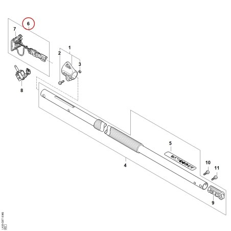 Faisceau de câbles LA034403008 ORIGINAL STIHL | NewgardenParts.com