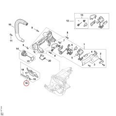 Supporto MA017905401 ORIGINALE STIHL | NewgardenParts.com