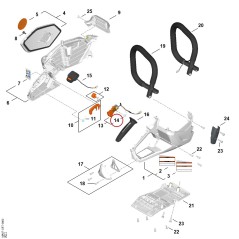 Ressort coudé MA021824503 ORIGINAL STIHL | NewgardenParts.com