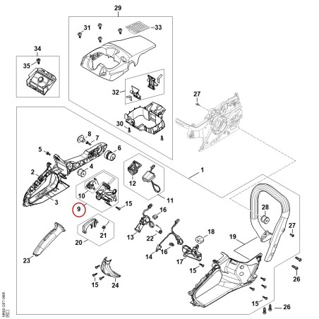 Soporte MA027905401 ORIGINAL STIHL | NewgardenParts.com
