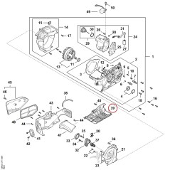 Base plate MA027982201 ORIGINAL STIHL | NewgardenParts.com