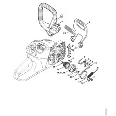 Handlebar MA037911700 ORIGINAL STIHL | NewgardenParts.com