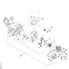 Handlebar MA047911700 ORIGINAL STIHL | NewgardenParts.com