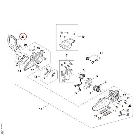 Griffrohr MA047911700 ORIGINAL STIHL | NewgardenParts.com