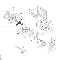 Zugfeder MA051627900 ORIGINAL STIHL | NewgardenParts.com