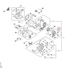 Moteur électrique MA056000201 ORIGINAL STIHL | NewgardenParts.com