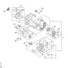 Handlebar MA057911700 ORIGINAL STIHL | NewgardenParts.com