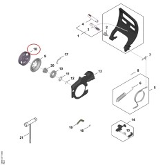 Brake drum MA061622400 ORIGINAL STIHL | NewgardenParts.com