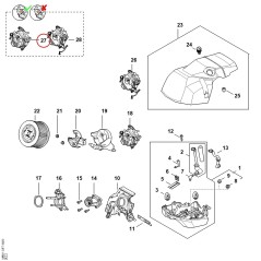 Carburetor MB01/00 MB011200600 ORIGINAL STIHL | NewgardenParts.com