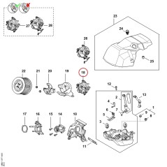 Carburatore MB01/08 MB011200608 ORIGINALE STIHL | NewgardenParts.com