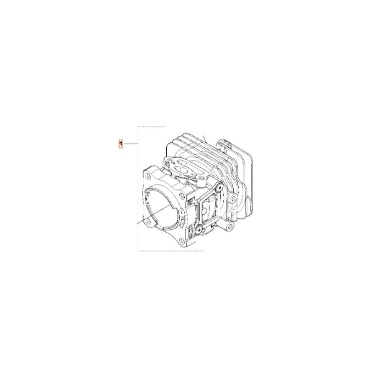 CILINDRO KIT 501015801 ORIGINALE HUSQVARNA