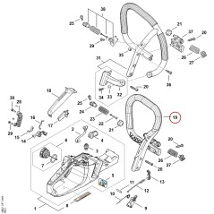Griffrohr MB017911700 ORIGINAL STIHL | NewgardenParts.com