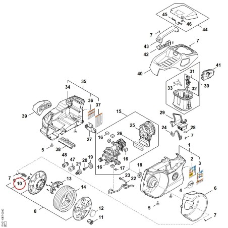 Sicherungsring RA011229000 ORIGINAL STIHL | NewgardenParts.com