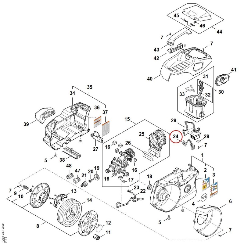 Lead RA014401901 ORIGINAL STIHL