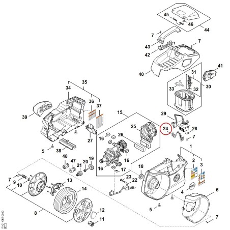 Câble RA014401901 ORIGINAL STIHL | NewgardenParts.com