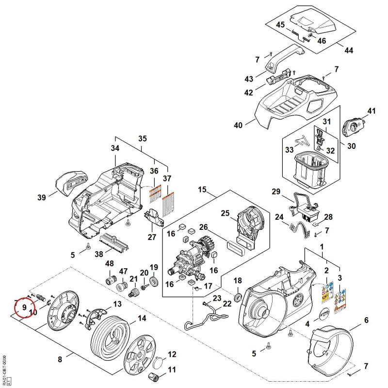 Connector RA015000200 ORIGINAL STIHL